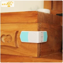10pcs baby safety lock double snaps at right angles to lock drawer cabinet lock Infant protection