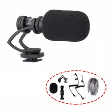 Comica CVM-VM10 II Directional Shotgun Video Microphone for DJI OSMO Smartphone GoPro and Micro Camera + Wind Muff+ Carry Case Comica CVM-VM10 II Directional Shotgun Video Microphone for DJI OSMO Smartphone GoPro and Micro Camera + Wind Muff+ Carry Case