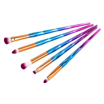 

5Pcs Pro Makeup Cosmetic Brushes Set Powder Foundation Eyeshadow Lip Brush multicolor Features Makeup Brush G322