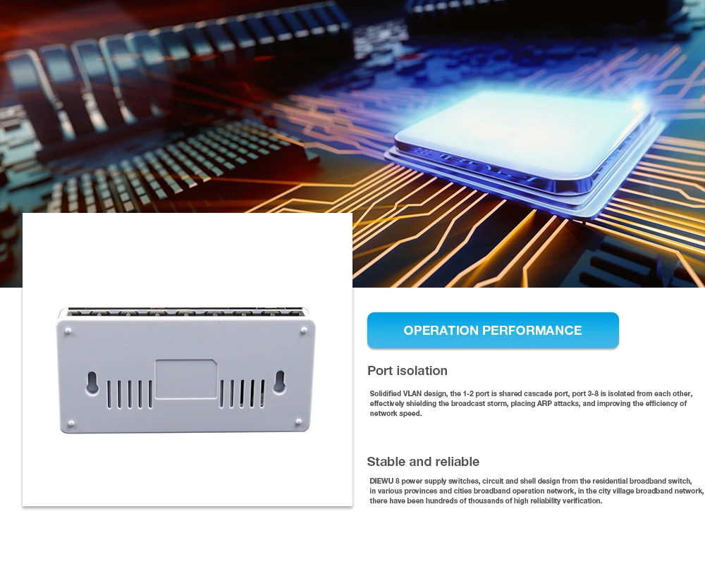 8 портов 10/100 Мбит/с poe сетевой переключатель Ethernet Настольный смарт-коммутатор Поддержка 5-60 В питания SPOE переключатель Plug and Play