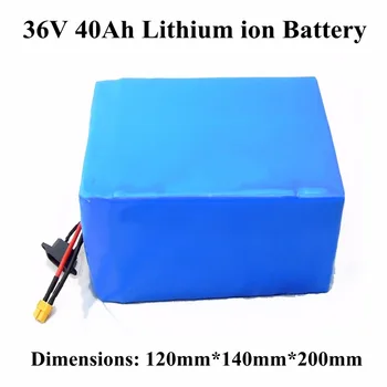 

GTK 36v 40ah 1000w lithium battery customized for electric bicycle tricycle 36v 1500w motor electric fishing boat 42v 3A charger