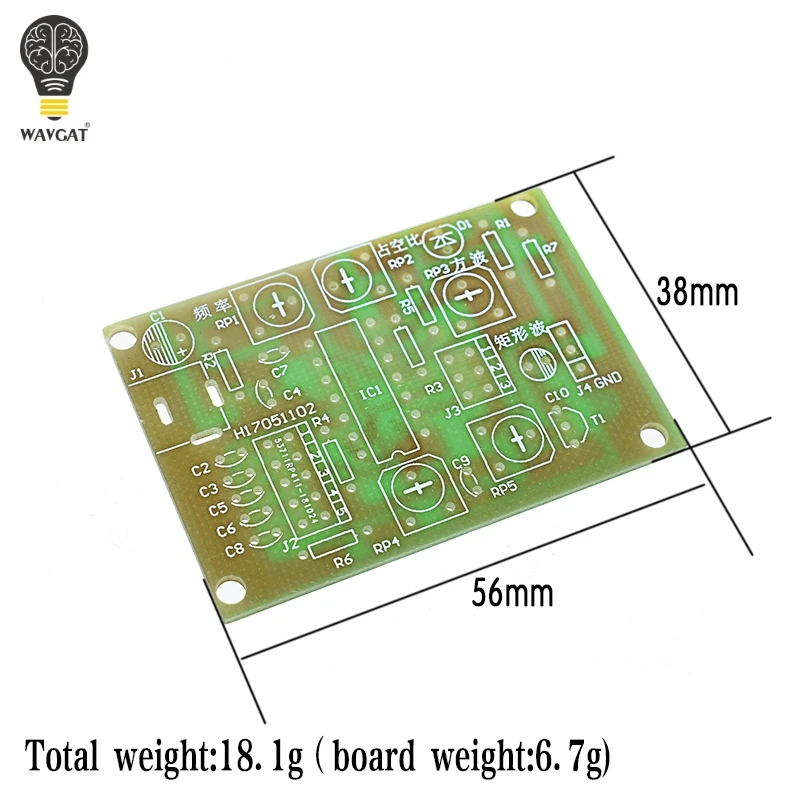 ICL8038 функция генератор сигналов комплект многоканальный сигнал сгенерированный электронный Обучение DIY запасные части