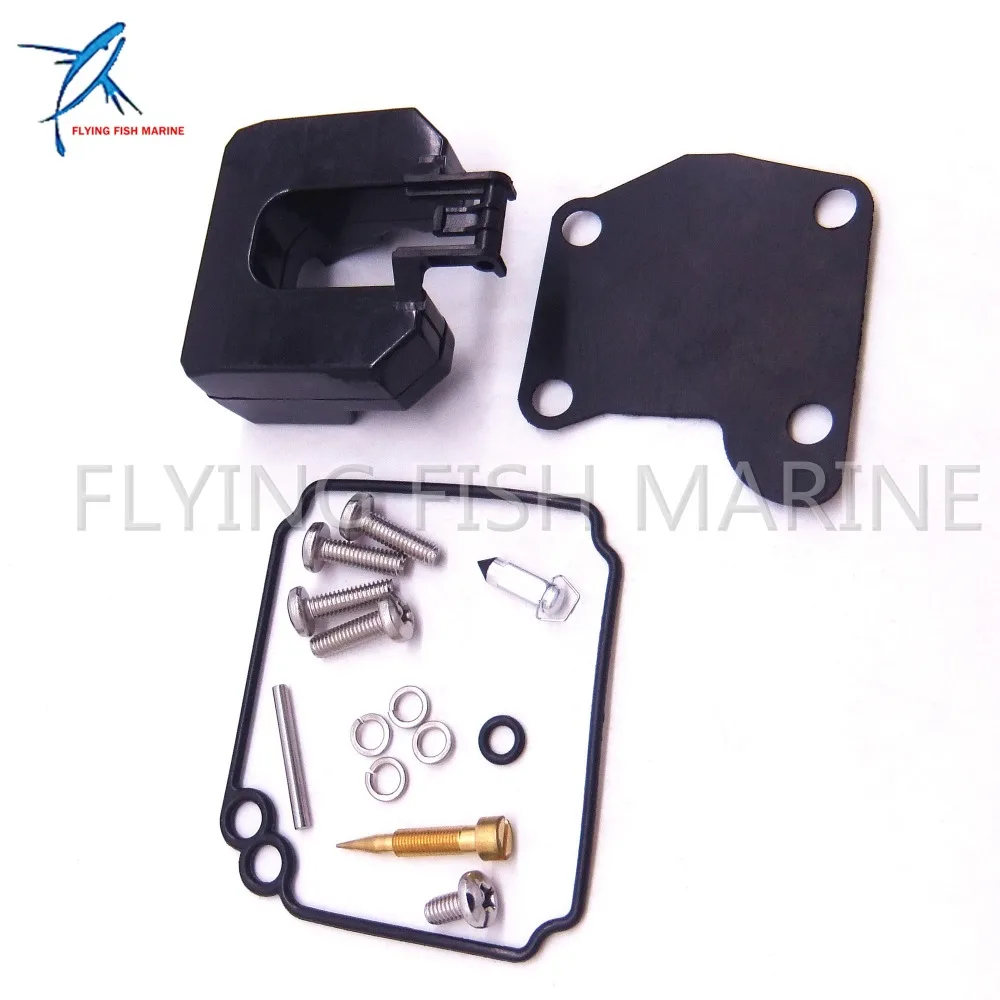 Комплект для ремонта подвесного карбюратора двигателя 63V-W0093-00-00 Yamaha 2-тактный 9.9HP