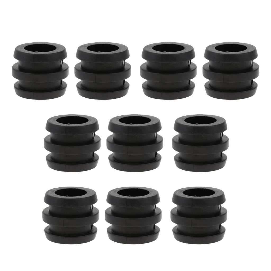 10Pcs/Set 16mm Foosball Fussball Table Rod Bumpers Buffer For Soccer Football Black | Спорт и развлечения