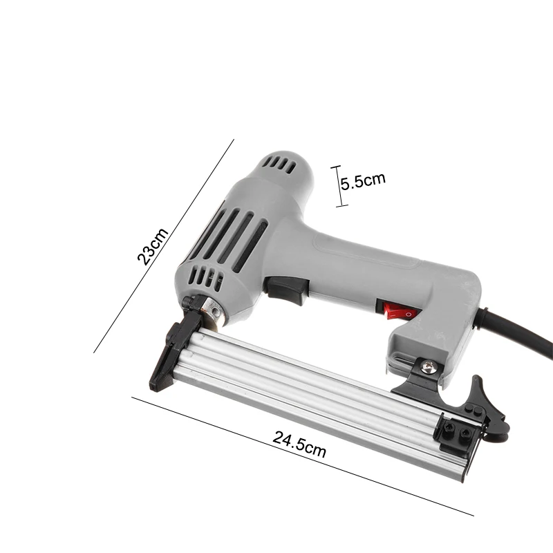 1800 Вт 100/мин Электрический степлер аккумуляторные гвозди пистолеты F30 одиночные прямые пневматические гвозди пистолеты деревообрабатывающий инструмент 220 в 10-30 мм