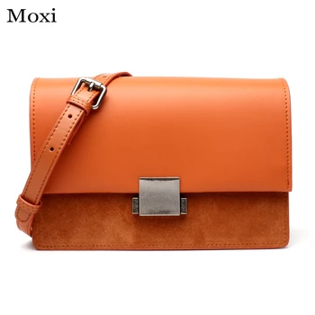

New Women Messenger Bag Genuine Leather Female Shoulder Bag European Style Daily Handbags For Ladies Candy Color Women Bags