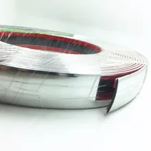 6 м 30 ММ DIY Литье Отделка Украшения Стайлинга Автомобилей Дверь Бампер Тела Капот Windows Автомобильные Наклейки Chrome Газа Аксессуары