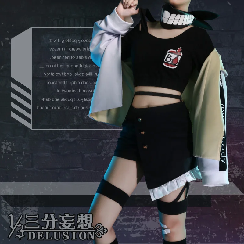 

Anime! Boku no Hero Academia Himiko Toga Lovely Gothic Uniform Cosplay Costume Fashion Leisure Daily Suit New Free Shipping