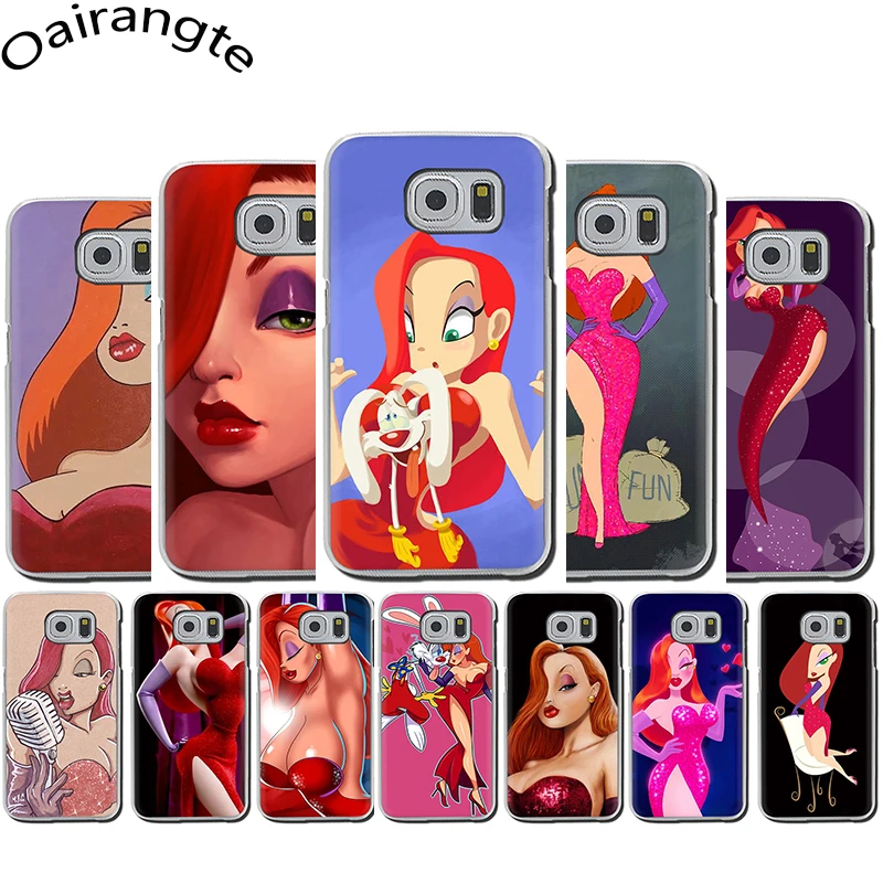 

Jessica Rabbit Sexy Hard phone cover case for Samsung Galaxy S6 7 Edge S8 9 10 Plus Note8 9 M10 20 30