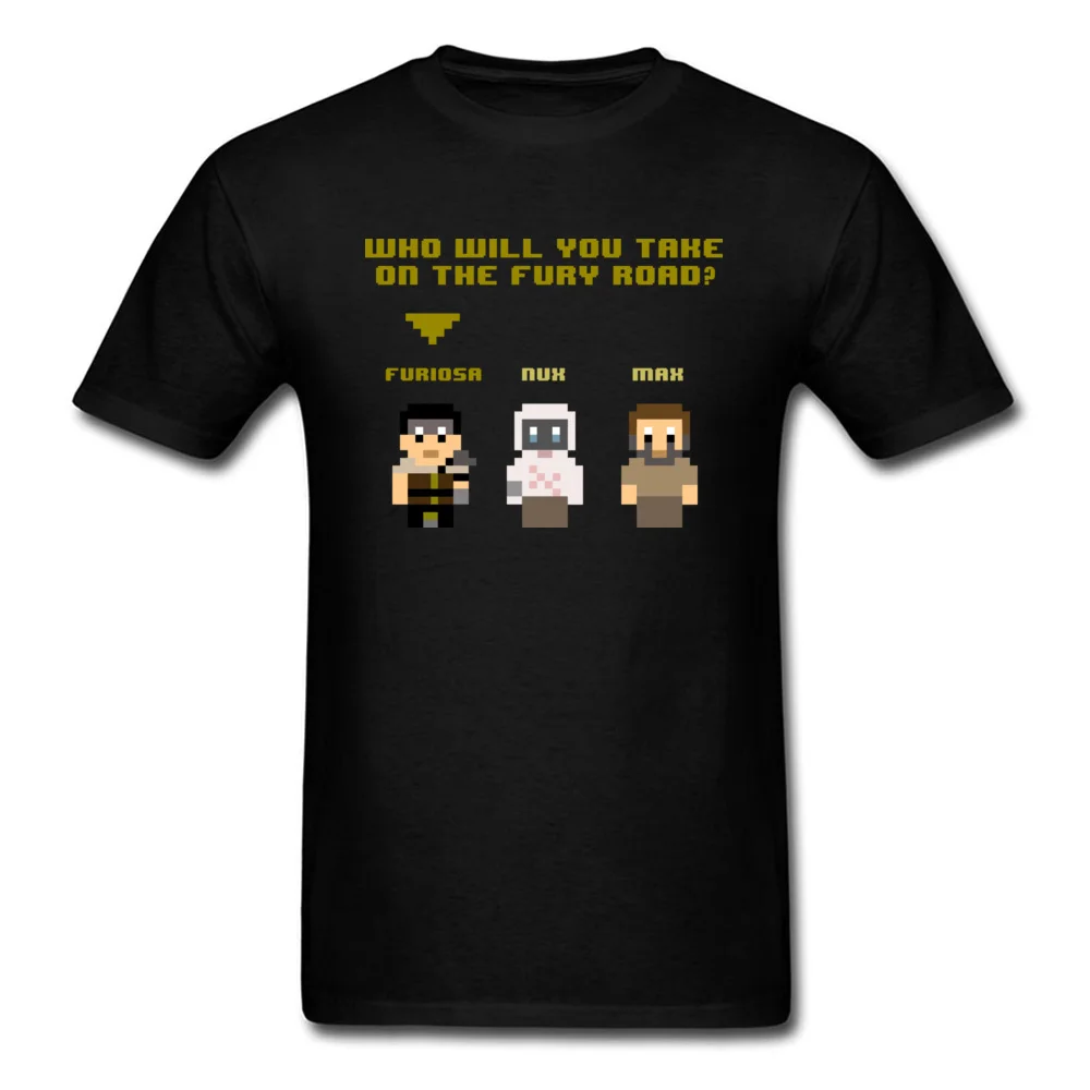 8 Bit Jalan Kemarahan Kartun T Shirt Untuk Orang Gila Pria Keren