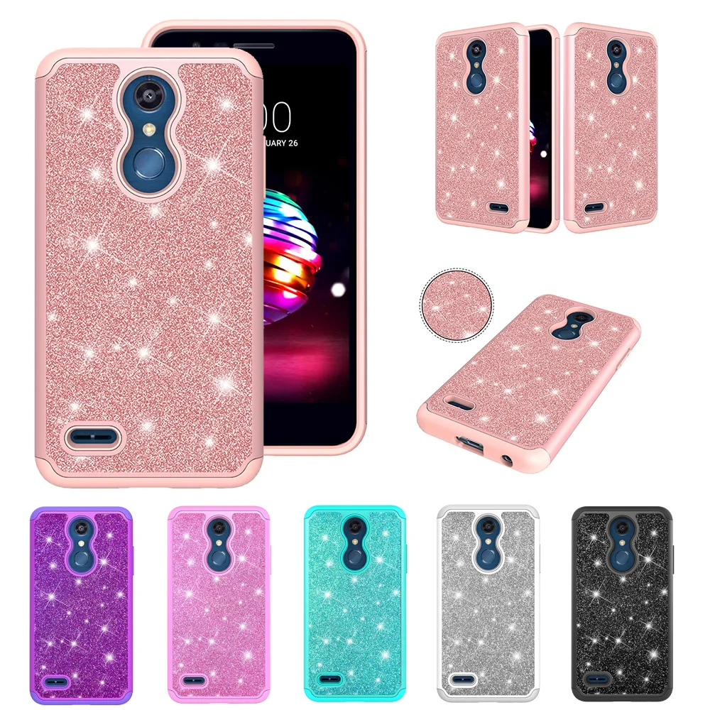 

Fashion Bling Shining Powder Sequins Phone Case For LG K10 2018 / K30 / Premier Pro LTE / K10 Alpha/Phoenix Plus