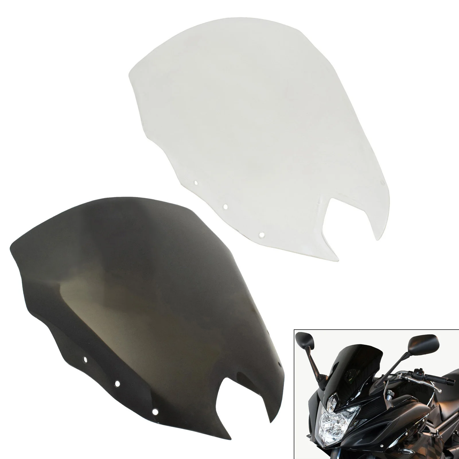 Переднее ветровое стекло для экрана YAMAHA FZS600 FZ6R FZ 6R FZ6 R 2009 2010 2011 2012 2013 2014 2015 2016