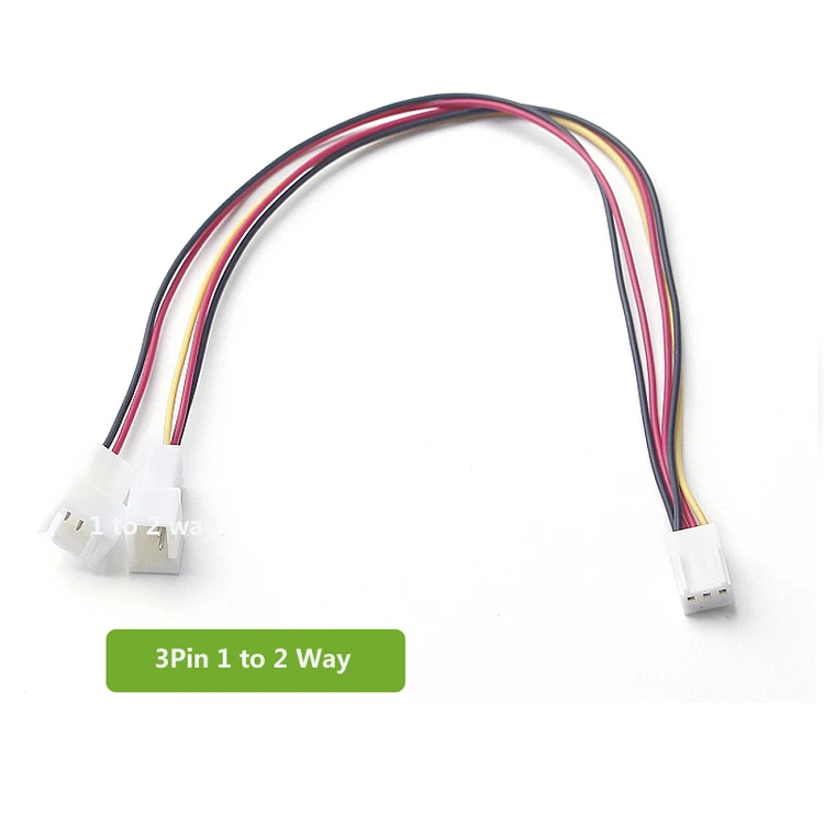4 pin PWM Fan CPU Power Splitter Extension Cable (3)