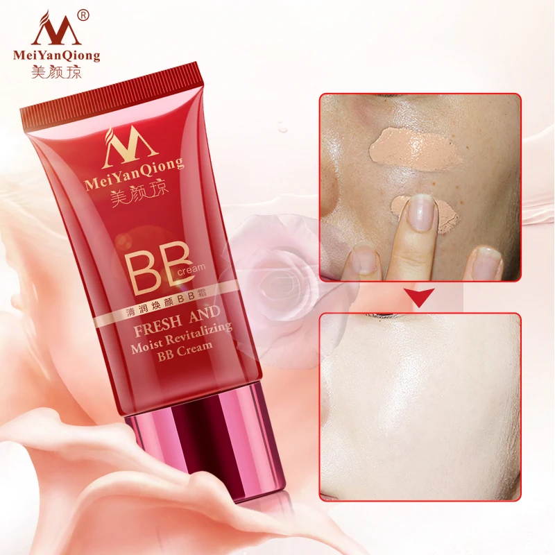 MeiYanQiong Fresh And Moist Revitalizing BB Cream Makeup Face Care Whitening Compact Foundation Concealer Prevent Bask Skin Care