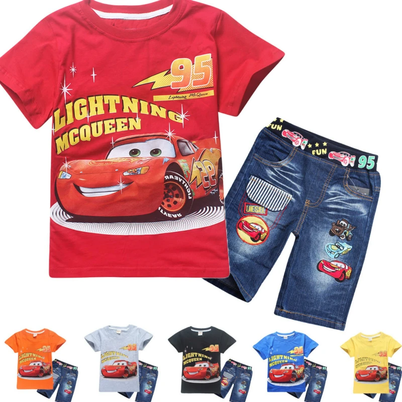 100% Cotton Kids Summer Clothes 2pcs T-shirts + Pants Cartoon Car Children Clothing Set Girls and Boys Top Tees Sports Suit 100% Cotton Kids Summer Clothes 2pcs T-shirts + Pants Cartoon Car Children Clothing Set Girls and Boys Top Tees Sports Suit