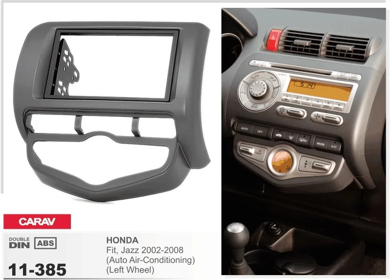 

frame+Car DVD radio Android 7.1.1 Autoradio GPS Player Headunit for honda jazz 2002-2008 auto ac left stereo dvr tape recorder