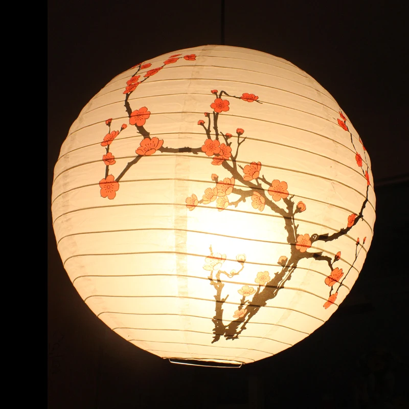 Pretty16''40cm декоративный бумажный шарик-лампион китайский фестиваль бумажные фонари для вечерние и Свадебное Украшение подвесное бумажный шар - Color: round lantern 019