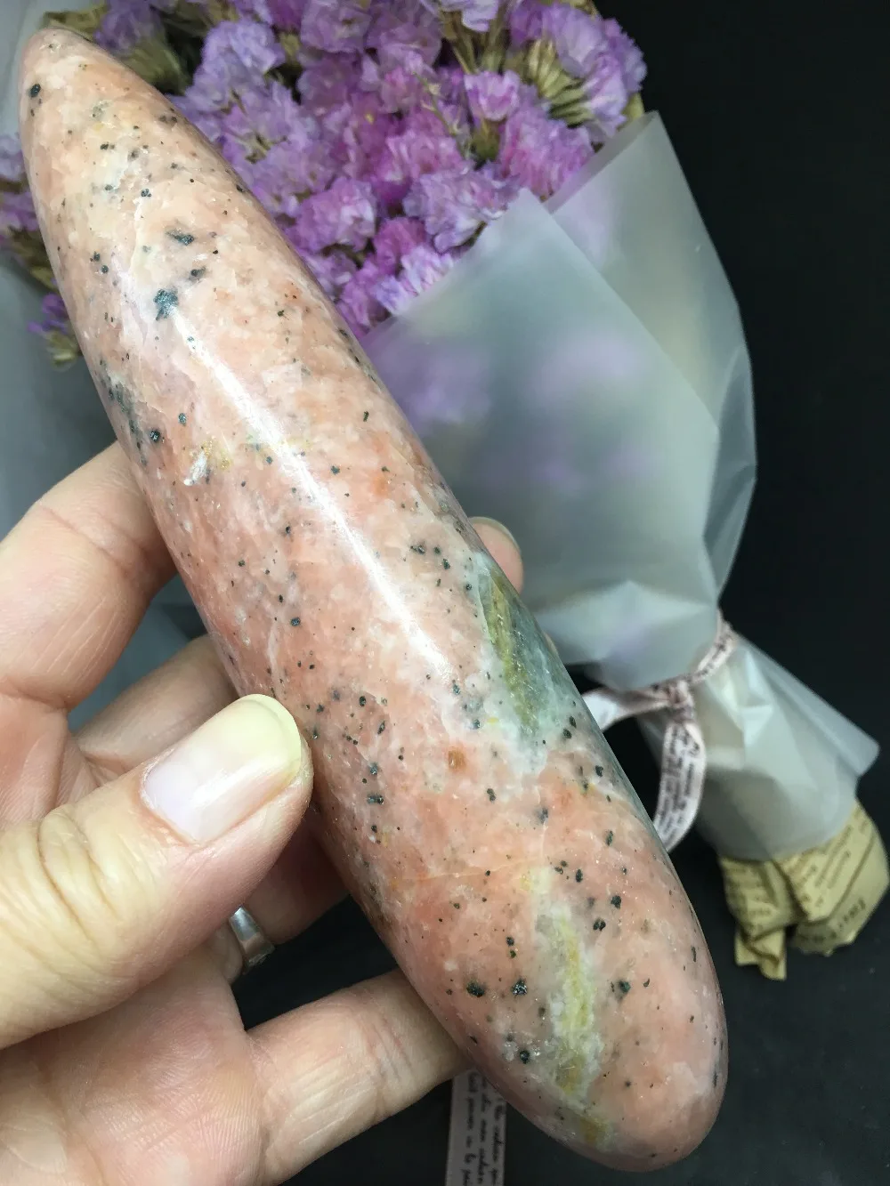 Естественная красота дождя цветок камни Массажная палка|beauty stick|beautiful flowerbeauty massage