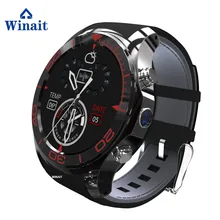 Winait 3g Android 5,1 GSM Цифровые Смарт часы с сенсорным дисплеем gps сердечного ритма Wi-Fi часы телефон