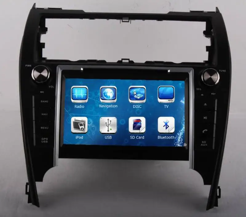Excellent 8" In-Dash Car DVD player with GPS(optional),audio Radio stereo,USB/SD,AUX,BT/TV,car multimedia headunit for Toyota CAMRY 2012 0
