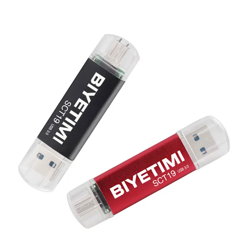 Biyetimi USB флеш накопитель 3 0 8 Гб OTG 16 Pendrive для Android системы ПК 32 64 128 ГБ внешнее