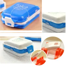 Pill case-New Portable Weekly Sort 3 Layer Folding Vitamin Medicine Pill Box Makeup Storage Case Container Travel Organizer,7pcs portable 3 deck sealing plastic pill case box white jacinth