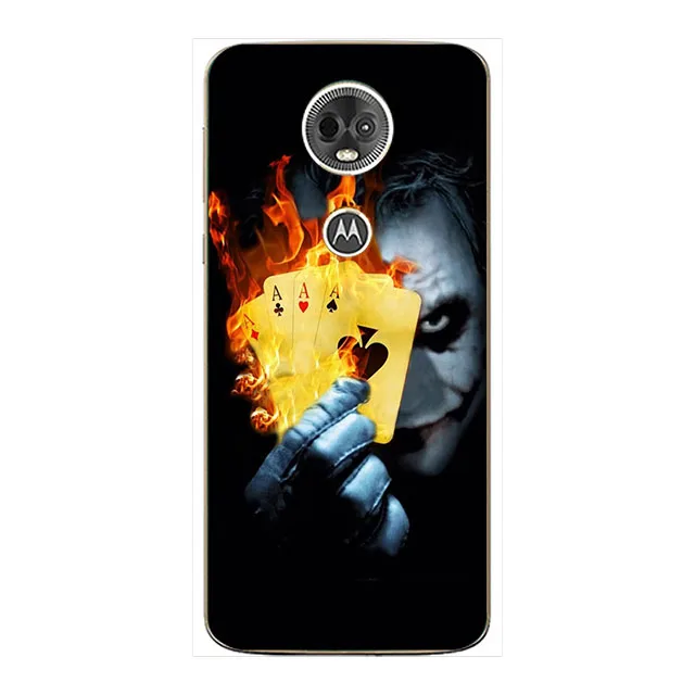 Чехол для Motorola Moto E5 Plus силиконовый мягкий чехол MotoE5 милый E 5 E6 Play чехлы
