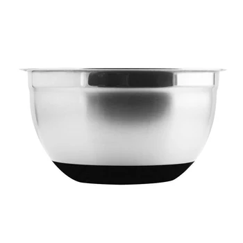 

Stainless Steel Mixing Bowl Non-slip Silicone Bottom Egg Basin Kitchen Appliance 899