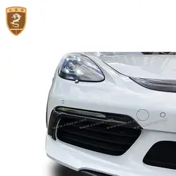 Высокое качество карбоновые фары Чехлы для porsche 718 boxter 2017-2016 защита автомобиля украшения полоски Автомобильные аксессуары горячие