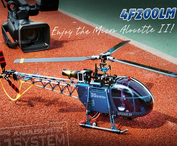 

Walkera Dragonfly 4F200LM BNF Version  6-channel CCPM Metal RC Helicopter without transmitter for DEVO (7/7E/8S/10/12S/F12E)