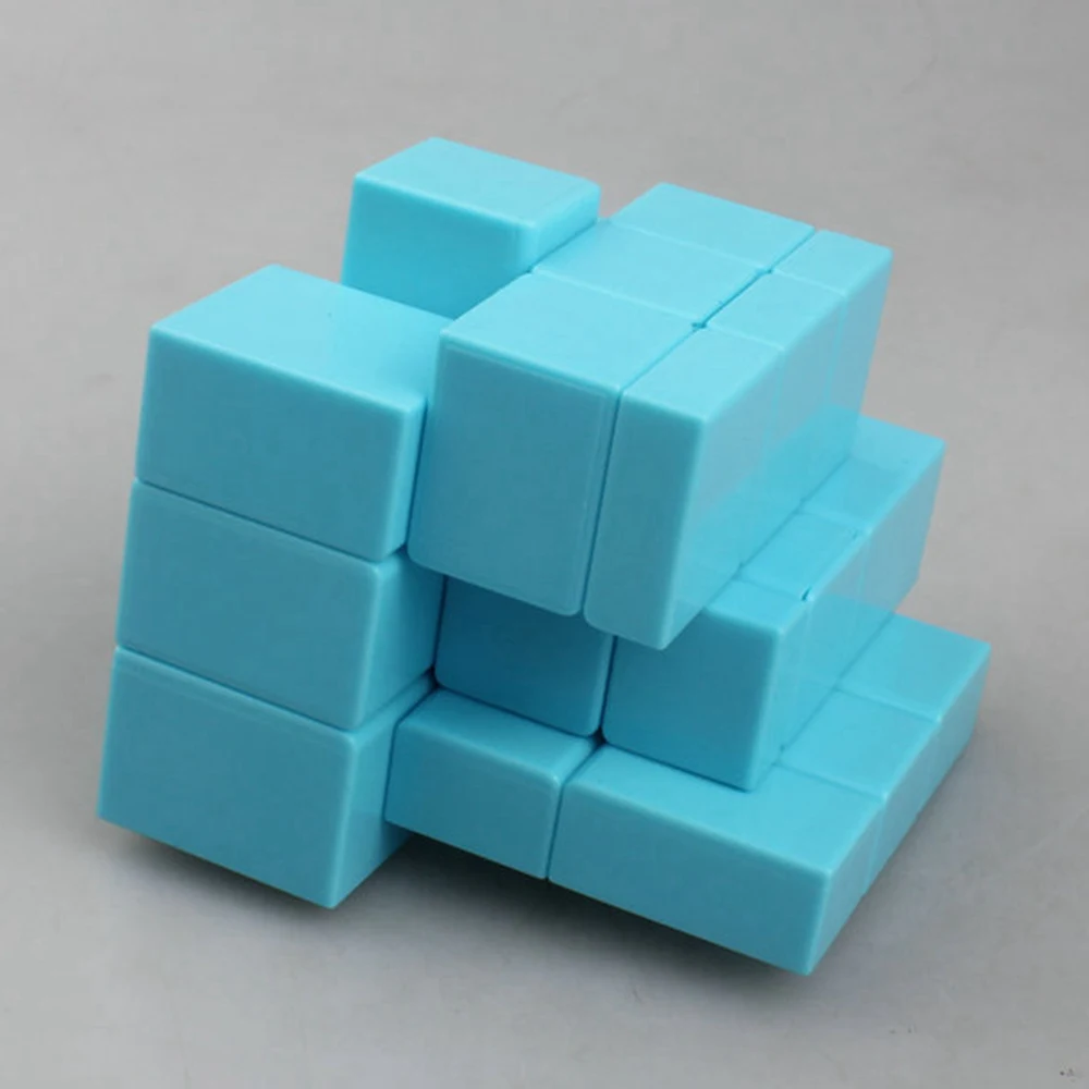 Yuxin 3x3x3 с глянцевым покрытием зеркальный блок волшебный куб головоломка на скорость кубики для детей, для ребенка, обучающие игрушки