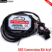 Kit de conversion automatique Flex Fuel E85, 4 cylindres, alternative au biocarburant, avec démarrage à froid, pour voiture, convertisseur bioéthanol