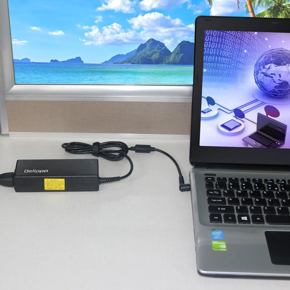 Зарядное устройство DELIPPO для ноутбука 19 в 4 74 А 90 Вт Samsung R530 RV511 RF710 R700 R730 R503 R538 RF510|ac