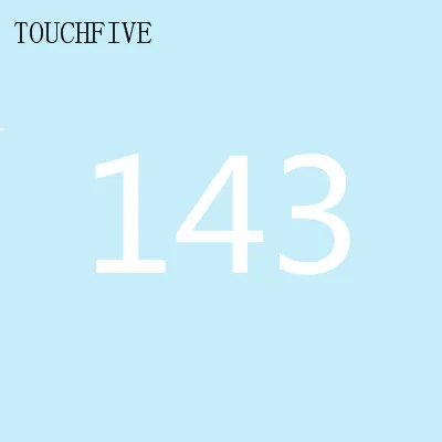 1 шт. TouchFive на выбор, 168 цветов, маркеры для эскизов, маркеры на спиртовой основе, набор цветных маркеров, товары для рукоделия, ручка для школы - Цвет: 143