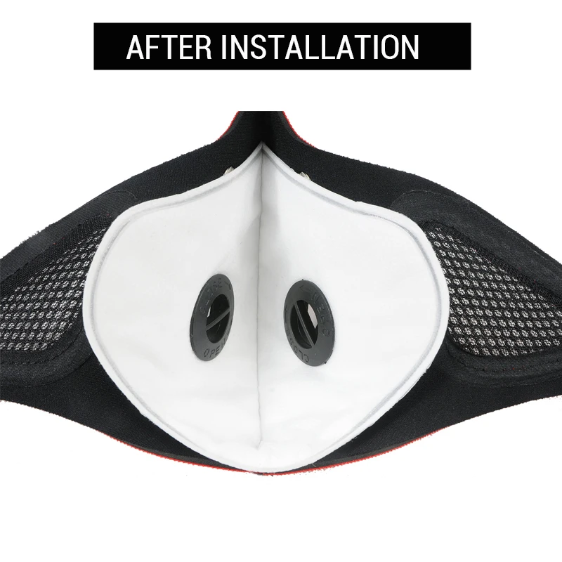 VICTGOAL велосипедные спортивные маски фильтр активированный уголь Пылезащитная маска бег Лыжный спорт анти-загрязнения маски Клапан Фильтры