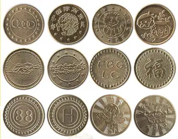 

100 PCSGame token Entertainment coin Stainless Steel Token Game Coin 25mm x 1.85mm Coin box coin