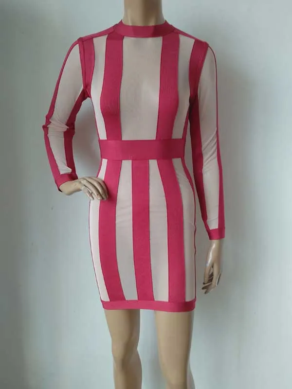 Factory wholesale New Dress Gauze perspective sexy Boutique Cocktail