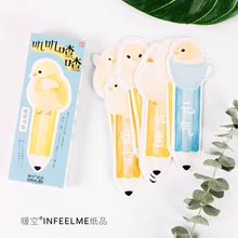 30 шт./упак. Новые Креативные курицы из мультика Twittering Бумага Закладка канцелярские закладки открытки для сообщений офисные школьные принадлежности E2028