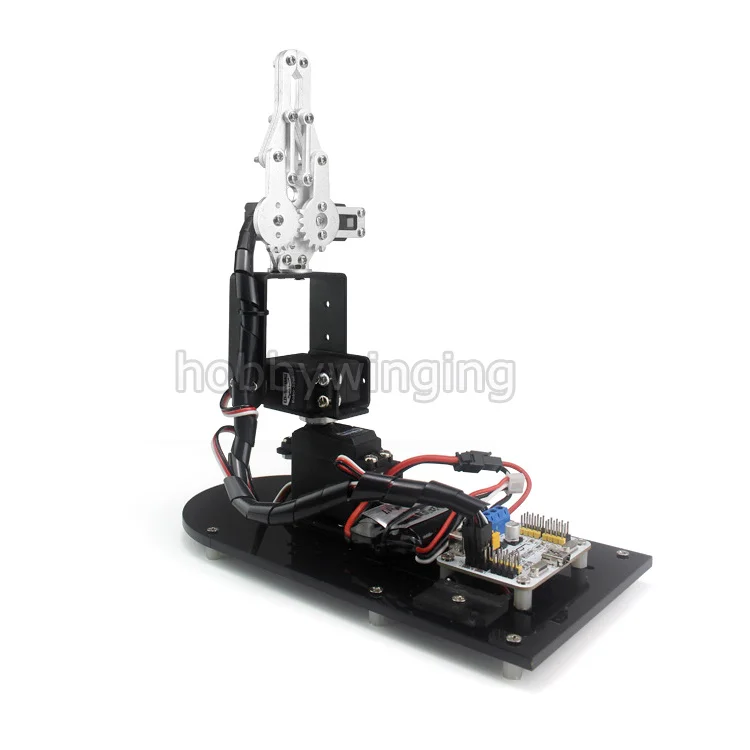 

3 DOF Robot Metal Alloy Mechanical Arm Clamp Claw w/ 3pcsMG996R Servos for Arduino Robotic Education
