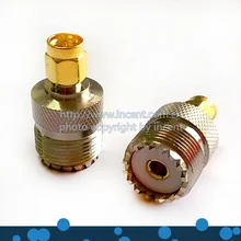 VOIONAIR 40 шт./лот разъем UHF SO239 SMA прямая антенна адаптер