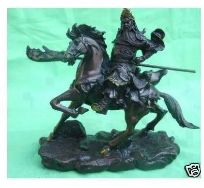 

STATUE CHINOISE RARE DE GONG DU BRONZE GUAN (A0314)