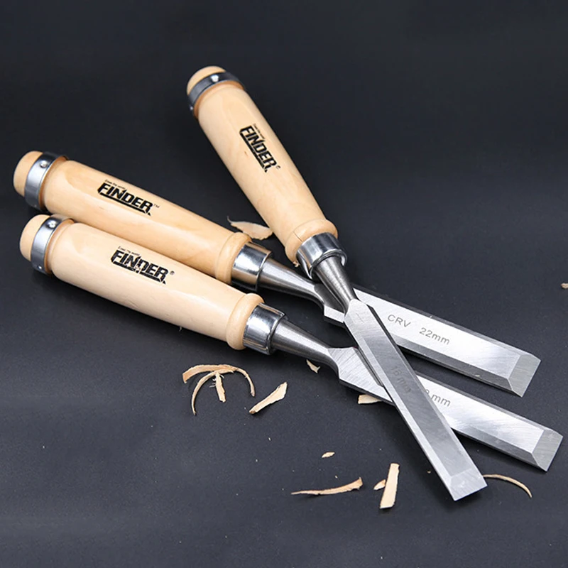 

Wood Chisel 11 Sizes Graving Knife Straight Handle Gouge Chrome Vanadium For Carving Woodworking Tools