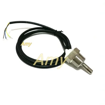 

Armored digital temperature sensor DS18B20 4 in stainless steel thread length can be customized