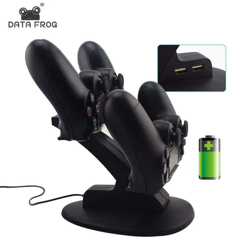 

Ugame 4 USB port charger for Sony PS4/slim/pro controller Charger Station Stand with Charge Cable for Playstation 4/slim/pro