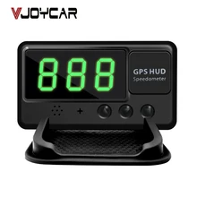 VJOYCAR C60 Auto Car HUD GPS Head Up Display Overspeed Alarm Windshield Project Alarm System Vehicle Speedometer FREE shipping