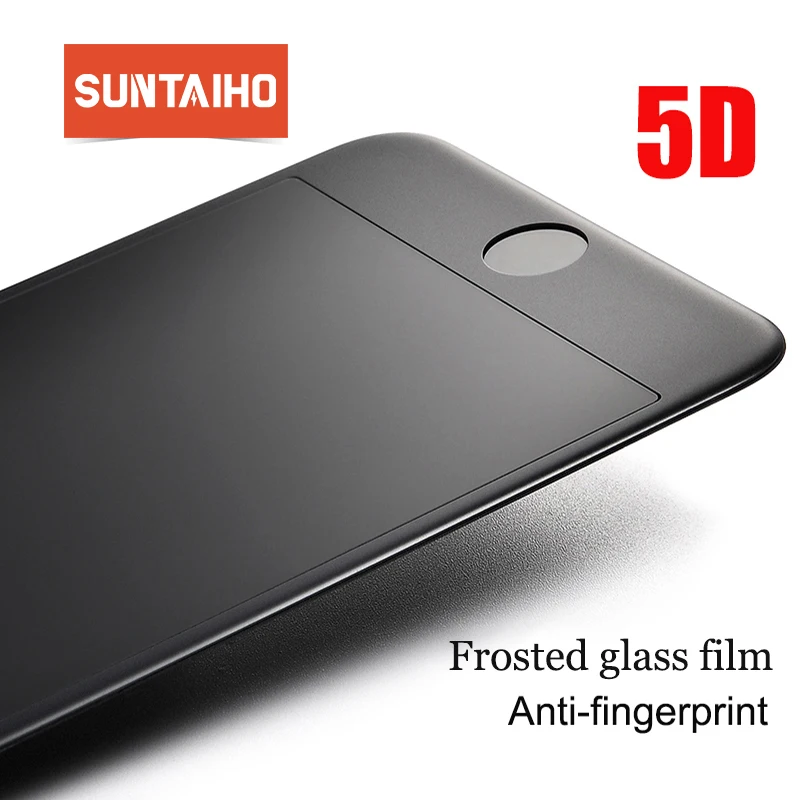 Suntaiho Anti-Fingerprint Frosted 5D Tempered Glass for iphone XS MAX XR XS X 6S 8 plus 7 plus Matte Full Cover Screen Protector Suntaiho Anti-Fingerprint Frosted 5D Tempered Glass for iphone XS MAX XR XS X 6S 8 plus 7 plus Matte Full Cover Screen Protector