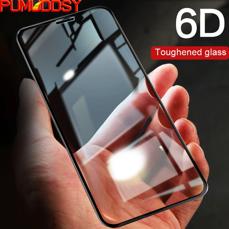 

6D Full Cover Edge Tempered Glass For iPhone X 10 7 8 6 Plus Screen Protector Film For iPhone 8 6 6s 7 Plus Protection Glass