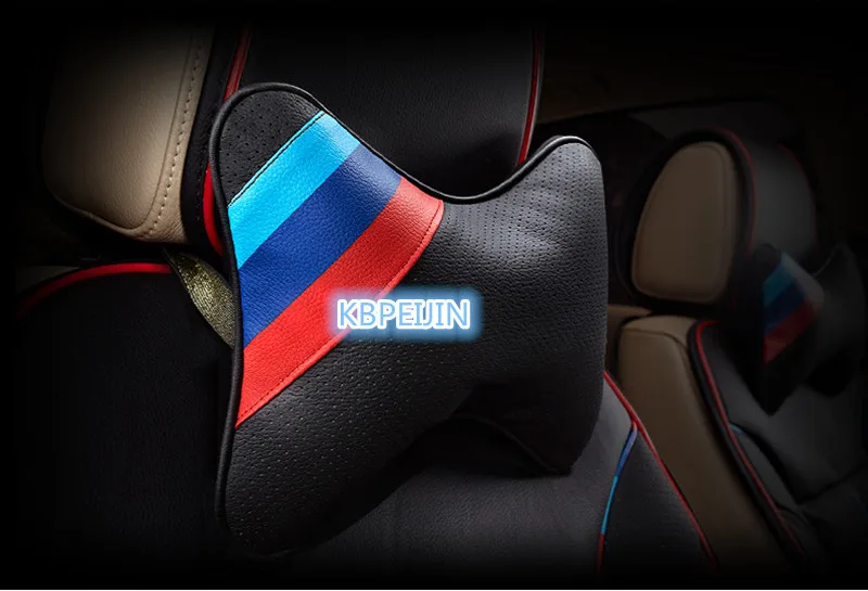 Для BMW e46 e90 e39 f30 f10 e36 e60 x5 e53 f20 e34 подушка для шеи автомобильного сиденья кожаная