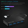 4 Port USB 3.0 HUB 5Gbps Super Speed USB Splitter Adapter Cable Blue LED for iMac Notebook Laptop ► Photo 2/6