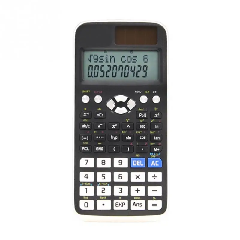 

Scientific Calculator Mini Calculator Counter 240 Functions 2 Line LCD Display Business Office School Student SAT Test Calculate